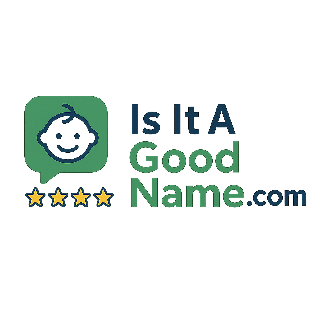 Logo of the Is It A Good Name website